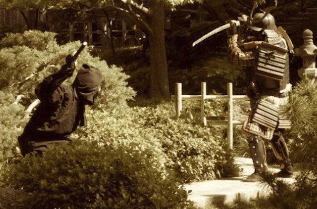 samuraj kontra ninja
