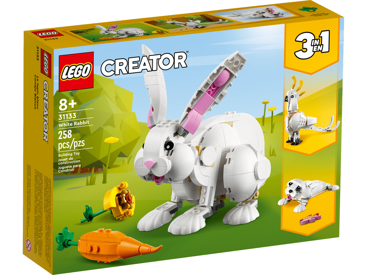lego creator biały królik