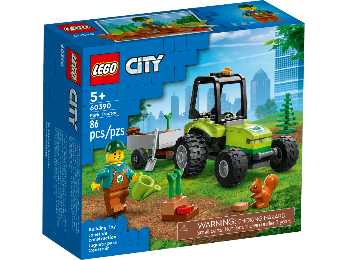 traktor w parku lego